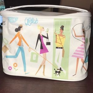 Clinique Cosmetics Bag w/ Bloomingdales NEW